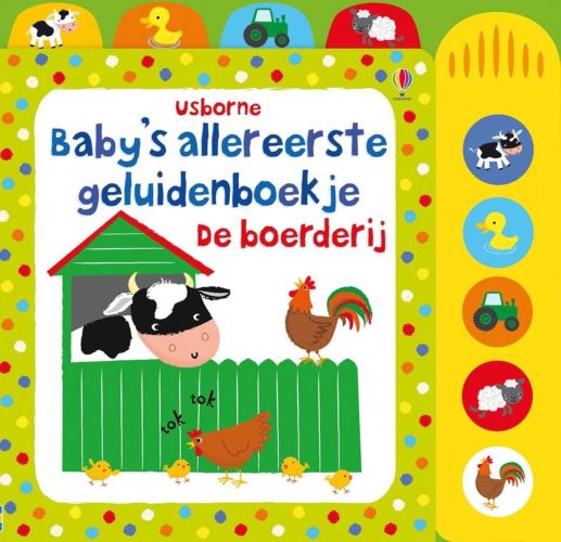 Baby’s allereerste geluidenboekjes – De boerderijBoard book