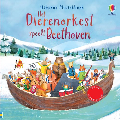 Het dierenorkest speelt BeethovenBoard book