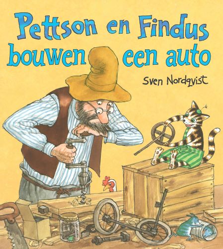 Pettson en Findus bouwen een autoBoard book