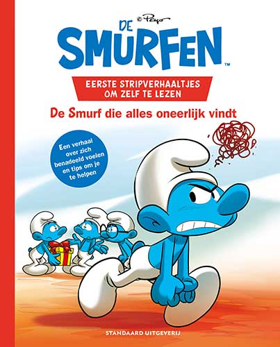 Eerste stripverhaaltjes om zelf te lezen – De Smurf die alles oneerlijk vindtHardback