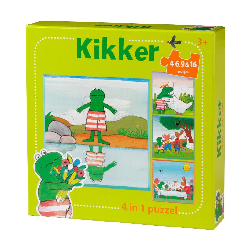 Kikker 4 in 1 puzzelGeneral Merchandise