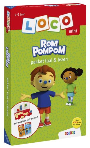Loco mini rompompom pakket taal & lezenPaperback / softback