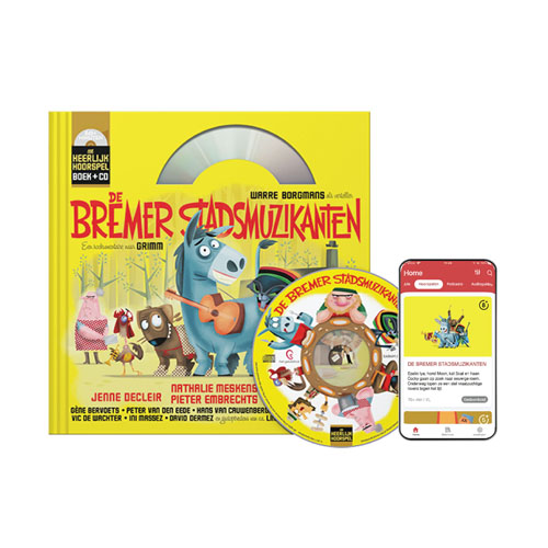 6 De Bremer Stadsmuzikanten (9+) (Boek + CD)Hardback