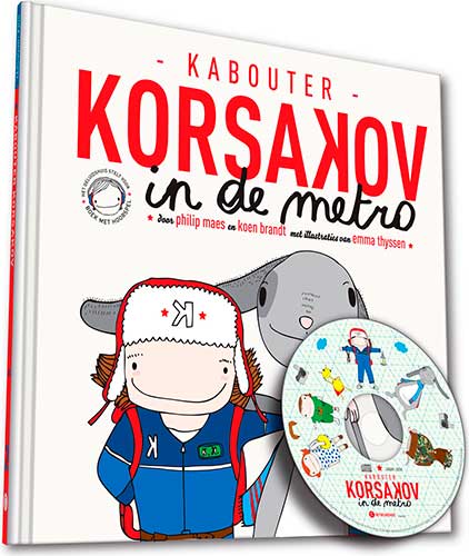 2 Kabouter Korsakov in de metro (Boek + CD)Hardback