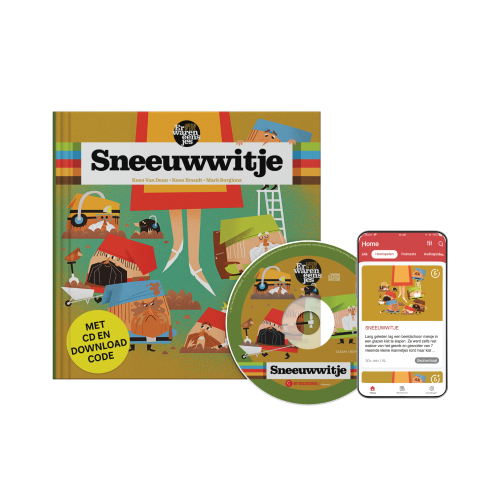1 Sneeuwwitje (4+) (boek met cd en downloadcode voor smartphone en tablet)Hardback