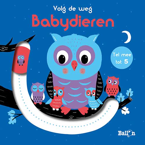 Mini volg de weg – BabydierenBoard book