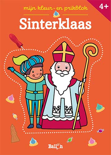 Sinterklaas – kleur- en prikblokPaperback / softback