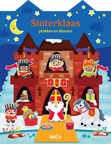 Sinterklaas – Stickerboek huisjesreeksPaperback / softback