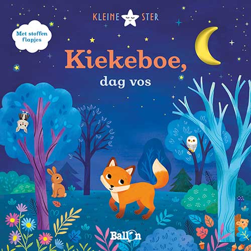 Kiekeboe, dag vos (met stoffen flappen)Board book