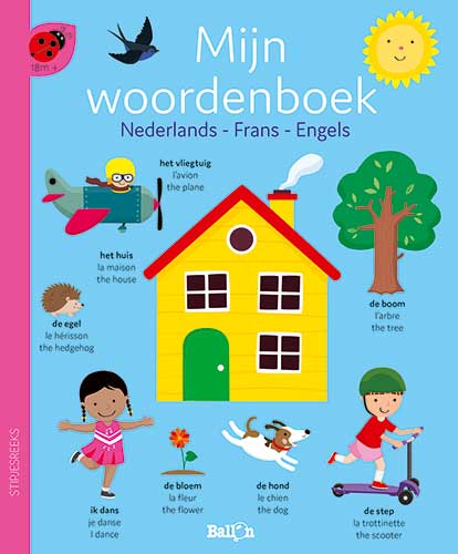 Mijn woordenboek – Nederlands, Frans, EngelsBoard book