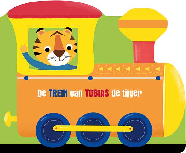 De trein van Tobias de tijgerBoard book