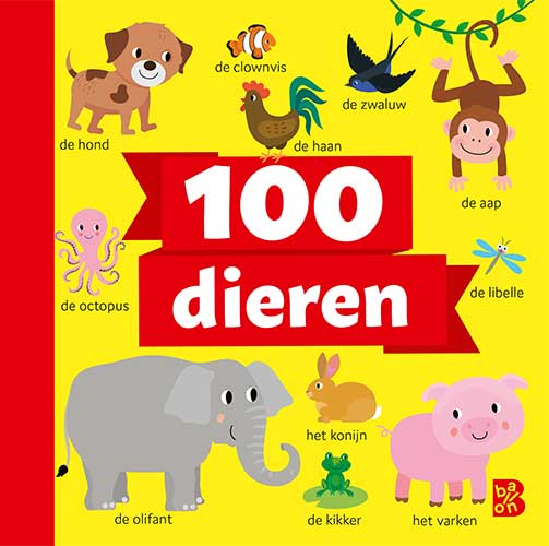 100 dierenBoard book
