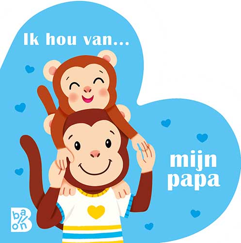 Hartjesreeks kartonboekje – Ik hou van papaBoard book