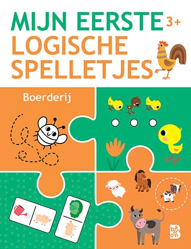 Mijn eerste logische spelletjes 3+ BoerderijPaperback / softback