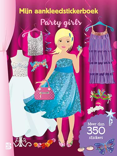 Mijn aankleedstickerboek: Party GirlsPaperback / softback