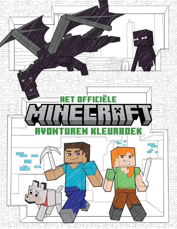 Het officiële Minecraft avonturen kleurboekPaperback / softback